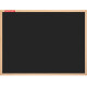 Krīta tāfele koka rāmī 90x60cm, Memoboards