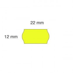 Cenu marķēšanas uzlīmes 22 x 12 mm (CT5)