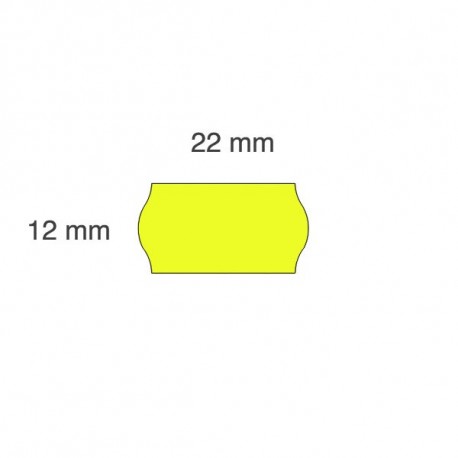 Cenu marķēšanas uzlīmes 22 x 12 mm (CT5)